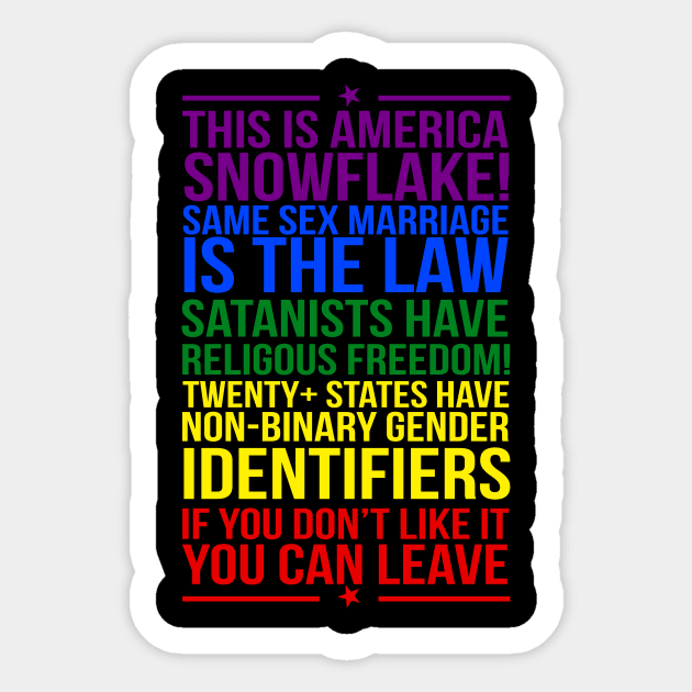 THIS IS AMERICA Sticker by Brobocop